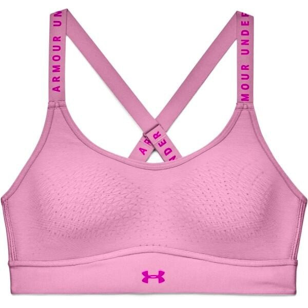 Dámská podprsenka Under Armour  Infinity Mid Bra pink XS