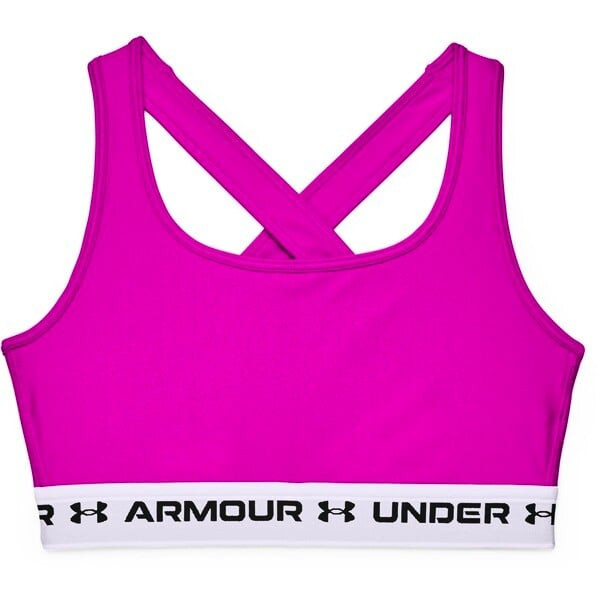 Dámská podprsenka Under Armour  Crossback Mid Bra-PNK M