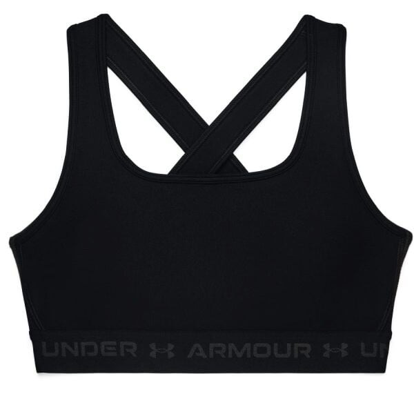 Dámská podprsenka Under Armour  Crossback Mid Bra-BLK S