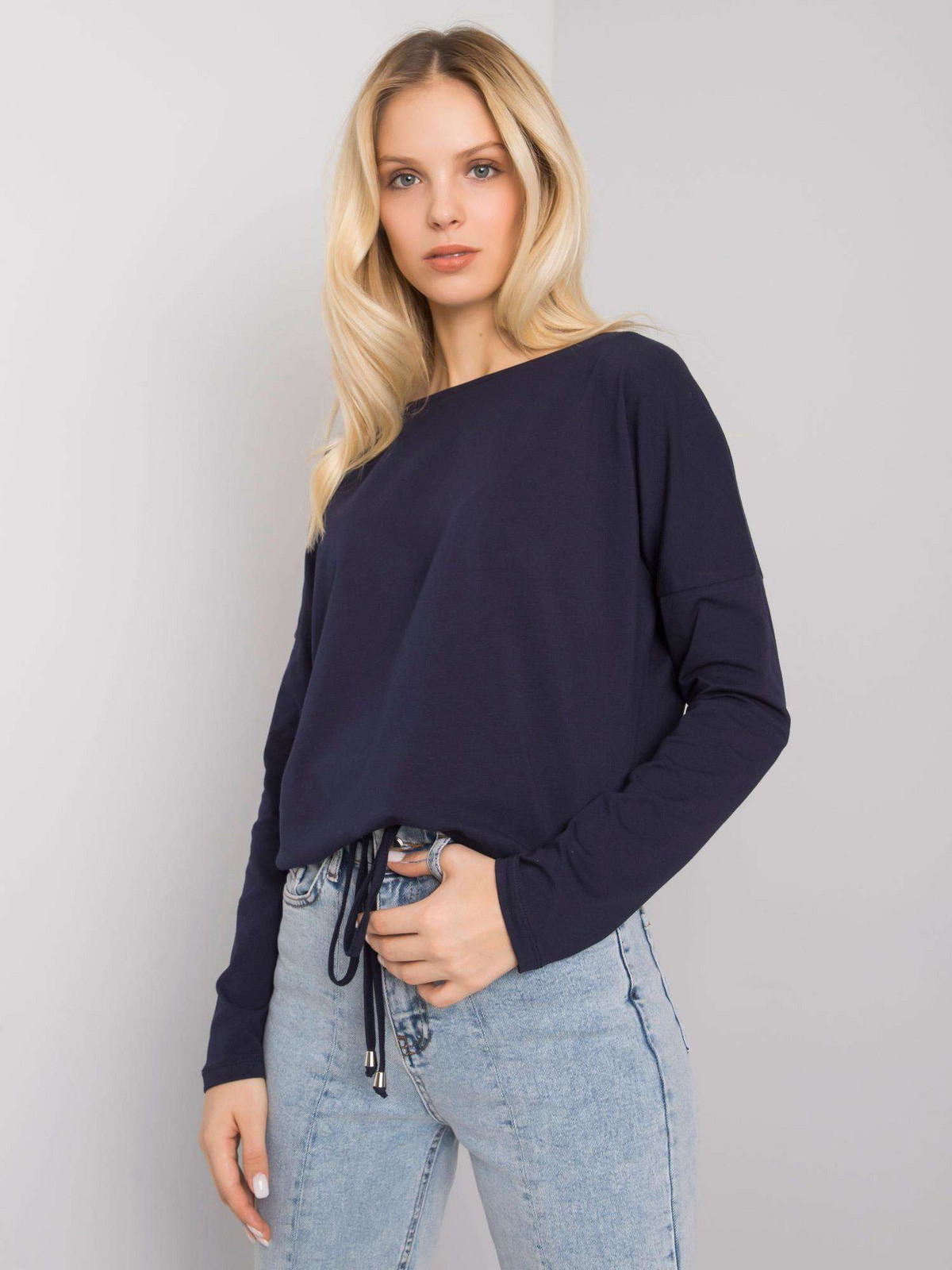 Blouse-RV-BZ-5122.08P-navy blue