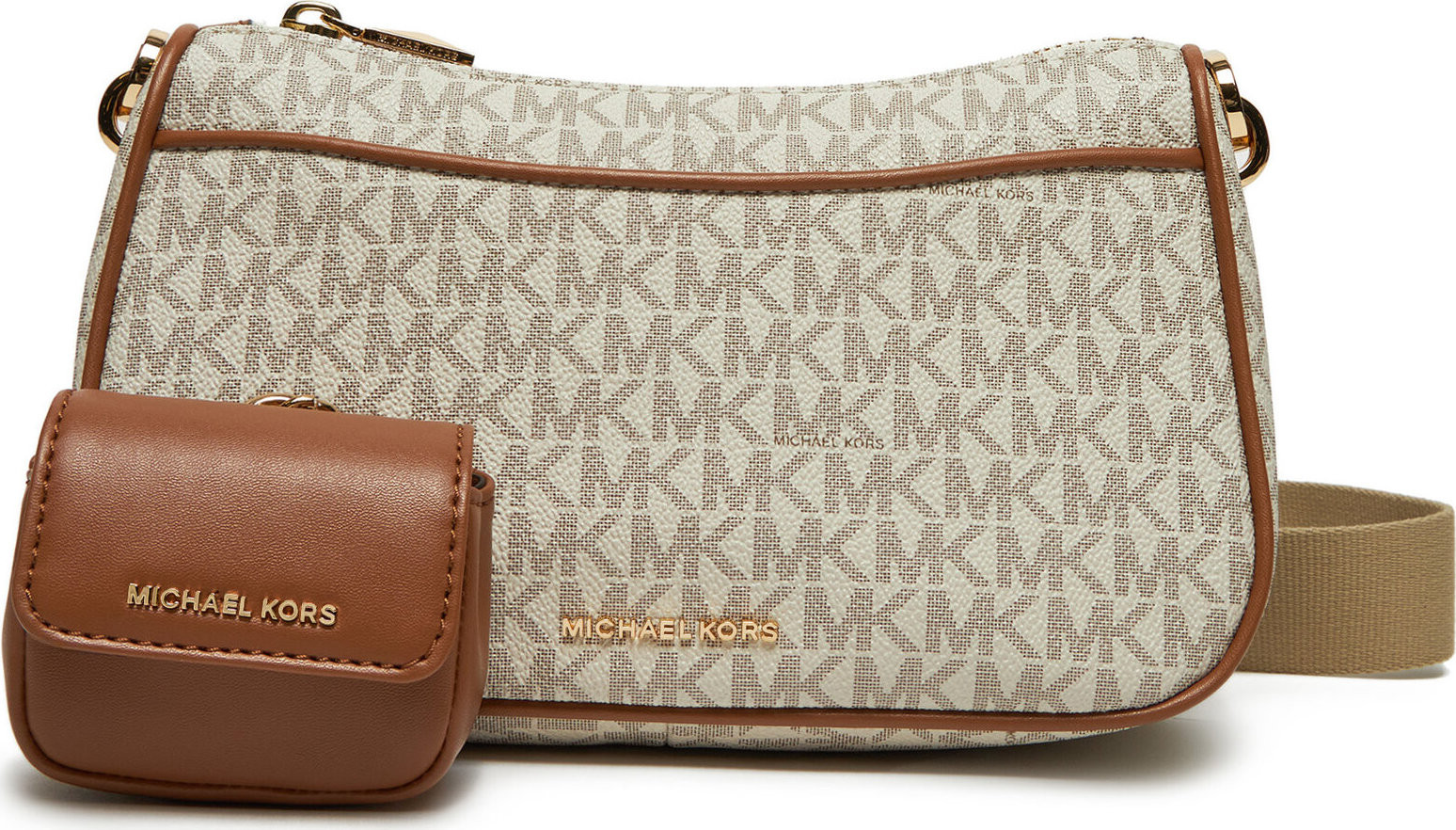 Kabelka Michael Kors Jet Set 32S3GJ6C8B Béžová