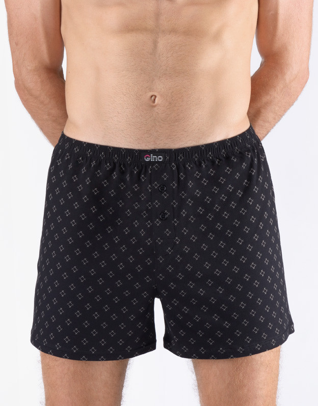 Pánské trenky Gino černé (75210-MxCMxG) M, trenýrky