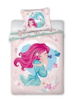 FARO Povlečení do postýlky 100x135 + 40x60 cm - Mořská víla 020