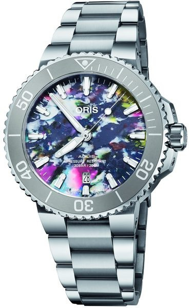 Oris Diving Aquis Date Upcykle 01 733 7766 4150-Set