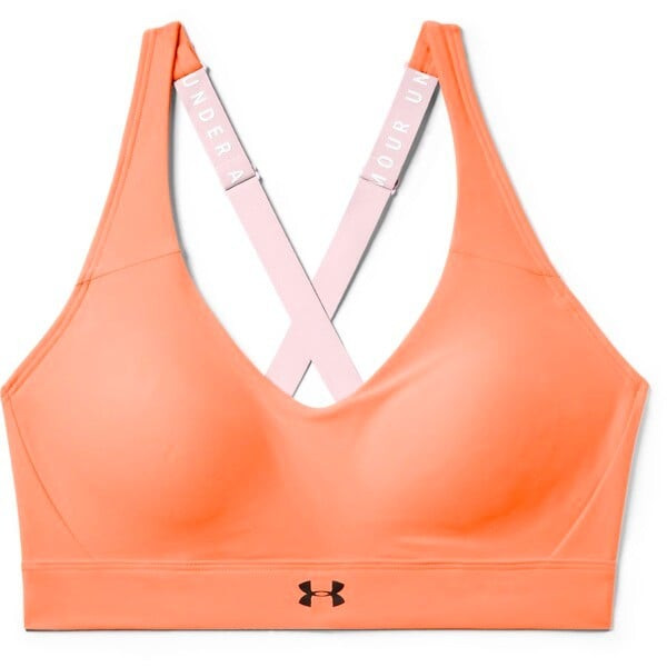 Dámská podprsenka Under Armour  Vanish Mid orange XS