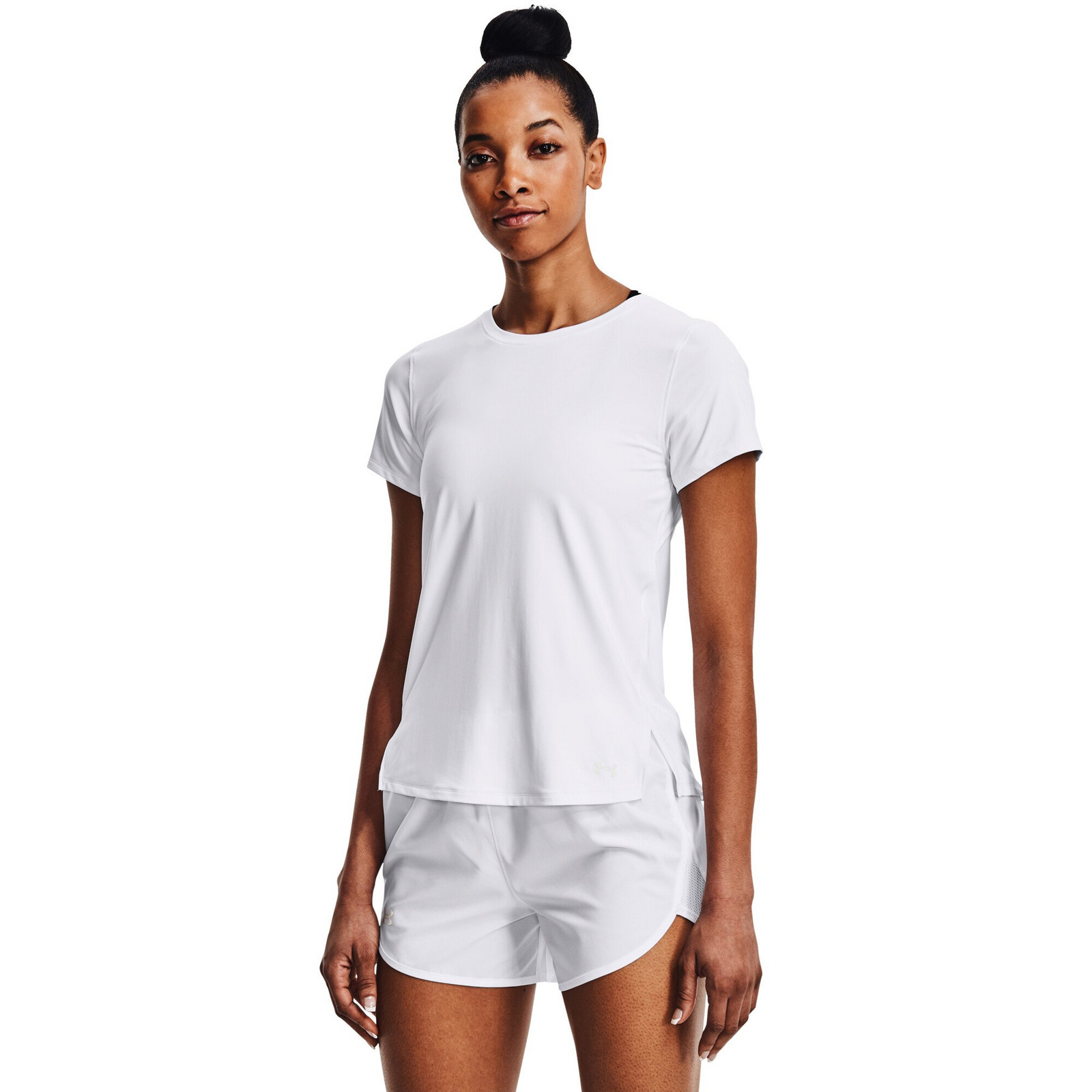 Dámské tričko Under Armour   IsoChill Run Laser Tee-WHT M