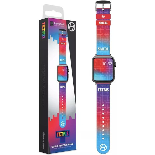 Hyperkin Official Tetris® Quick Release Band pro Smartwatch/Traditional Watches (Hyper Gradient)