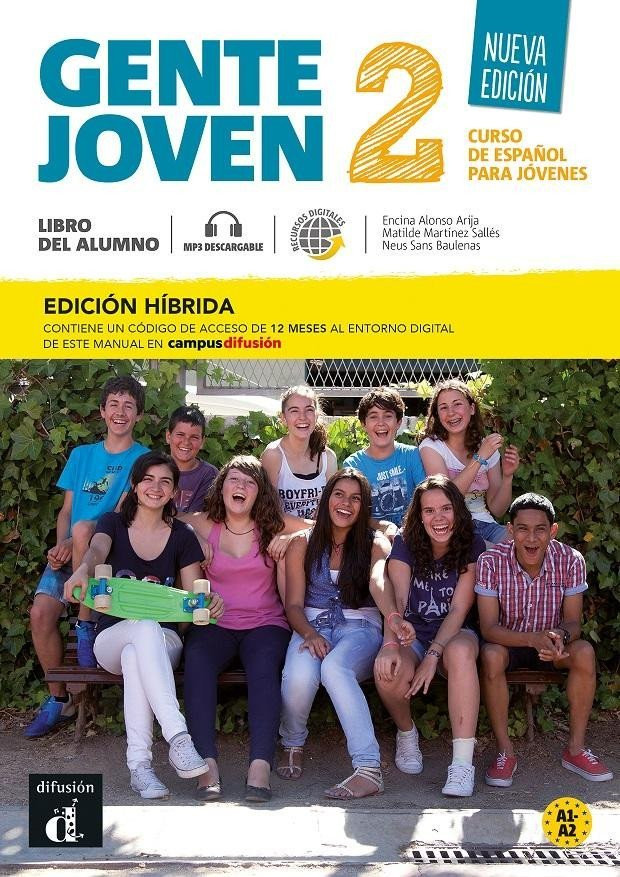 Gente Joven 2 Nueva Ed. (A1-A2) – Edición híbrida Libro del alumno + Campus (12 meses)