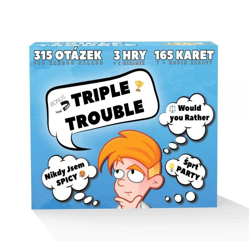 Triple Trouble PACK - Karetní párty set - David Batelka