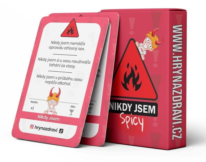 Nikdy Jsem SPICY - Karetní párty hra - David Batelka