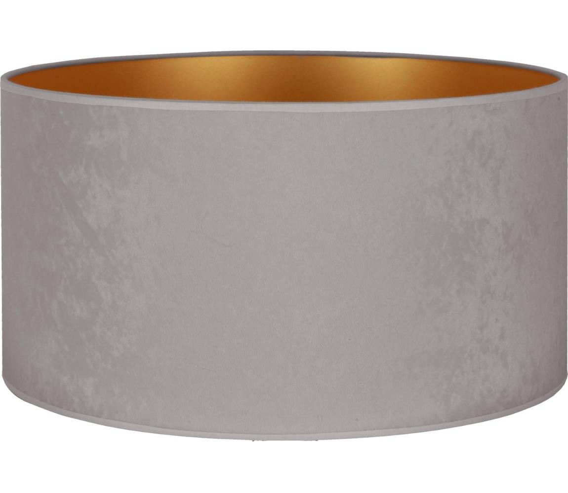 - Stínidlo univerzální VELVET E27 pr. 35 cm šedá/zlatá
