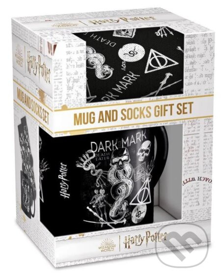 Darčekový set - hrnček s ponožkami Harry Potter: Temné umenie - Harry Potter