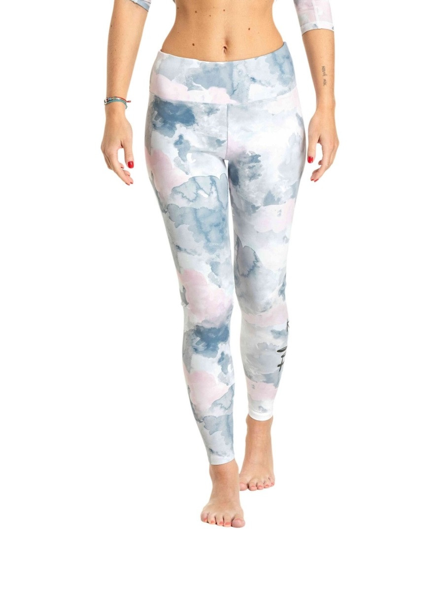 Dámské termo legíny meatfly jenna bílá/růžová/šedá xs