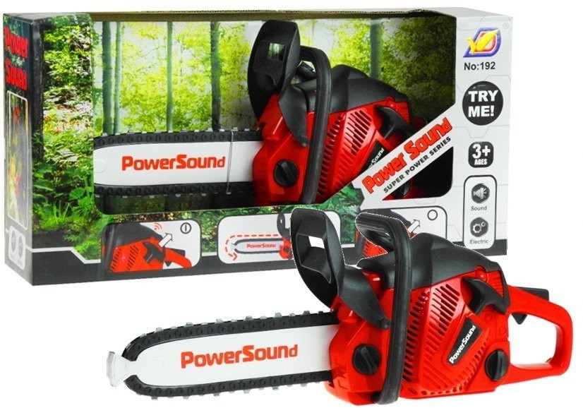 mamido Dětská řetězová pila se zvukem červená