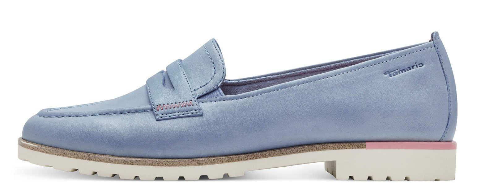 Tamaris 1-24228-44-880 Dámské mokasíny modré 37