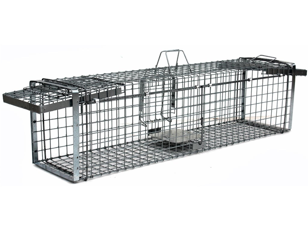 Bravson Profesionální past na lišky, kuny, vydry a kočky TRAP H118x34x34V2