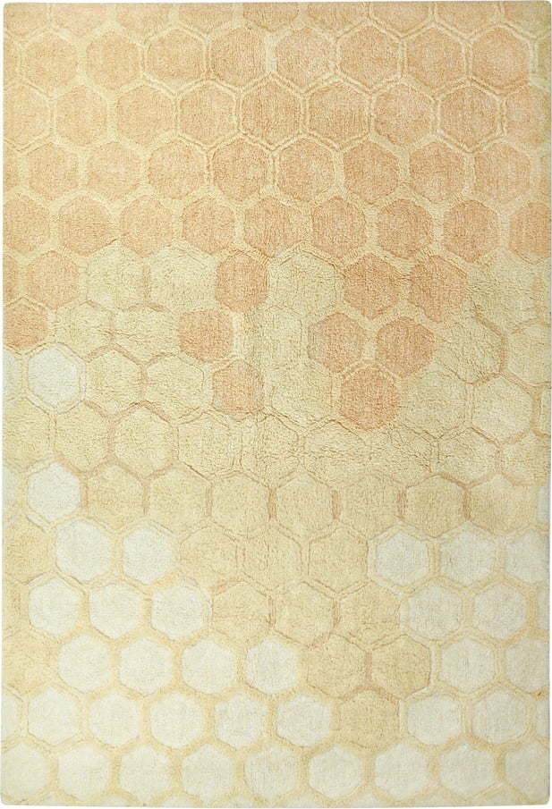 Okrově žlutý pratelný ručně tkaný bavlněný koberec 140x200 cm Sweet Honey – Lorena Canals