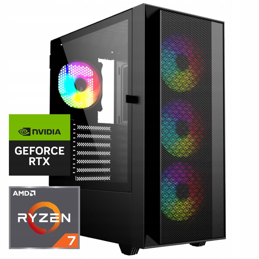 Počítač herní Ryzen 7 5700X/32GB/2000SSD/RTX4070