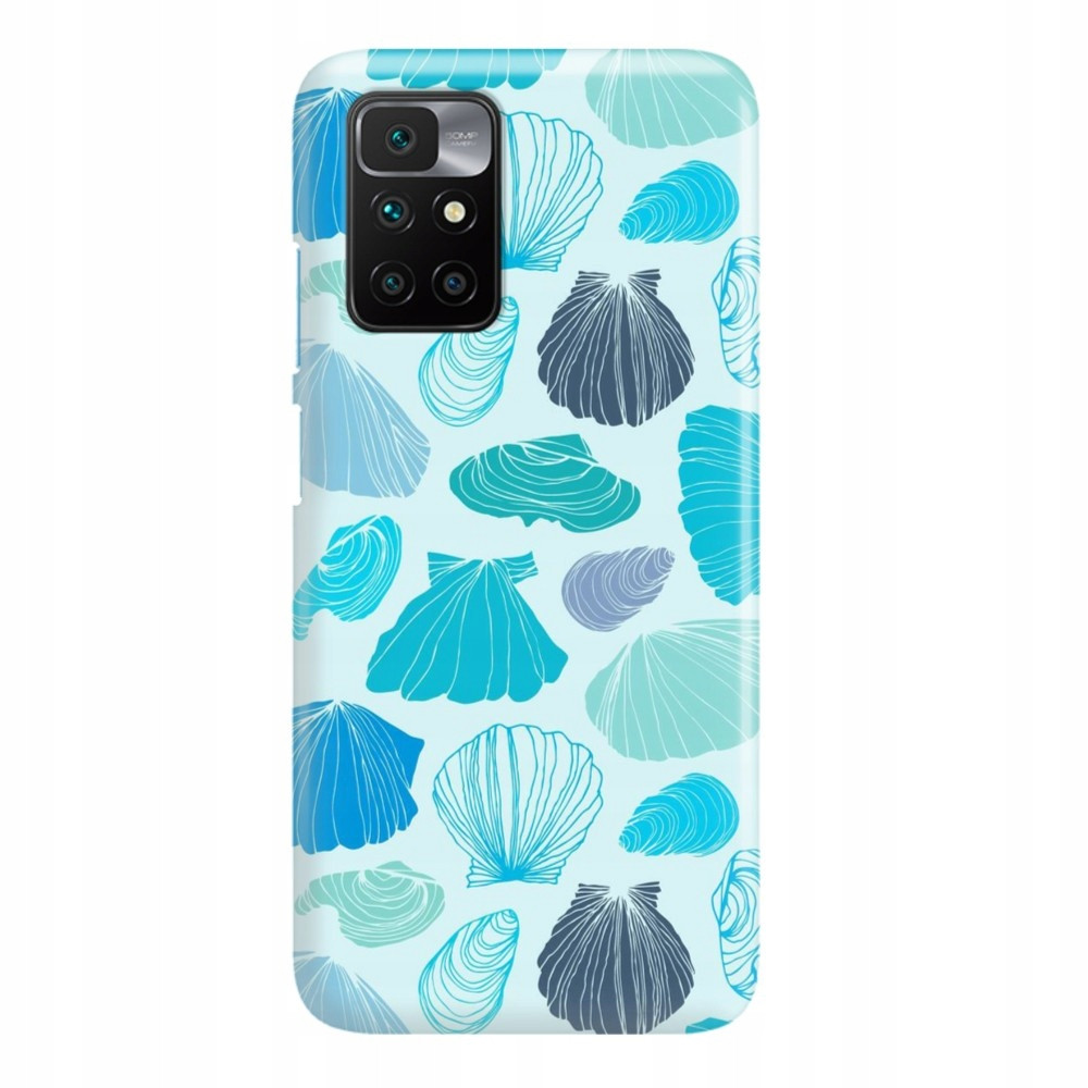 Pouzdro pro Xiaomi Redmi 10 Sea Life Water Ocean Modré Mořské Top Vzory