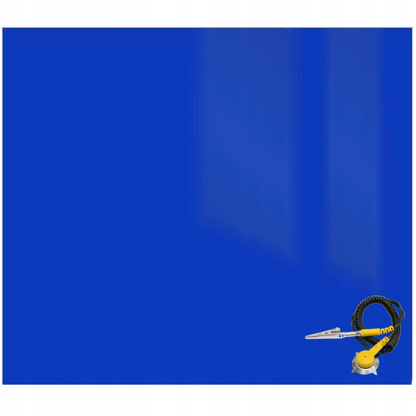 Esd Antistatická Podložka 600x1200 Modrá Hladká Silná Odolná Esd Kabel