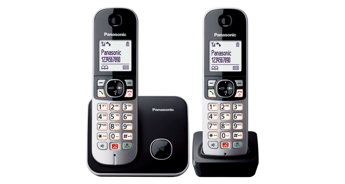 Bezdrátový telefon Panasonic KX-TG6852 twin Duo 2 sluchátka
