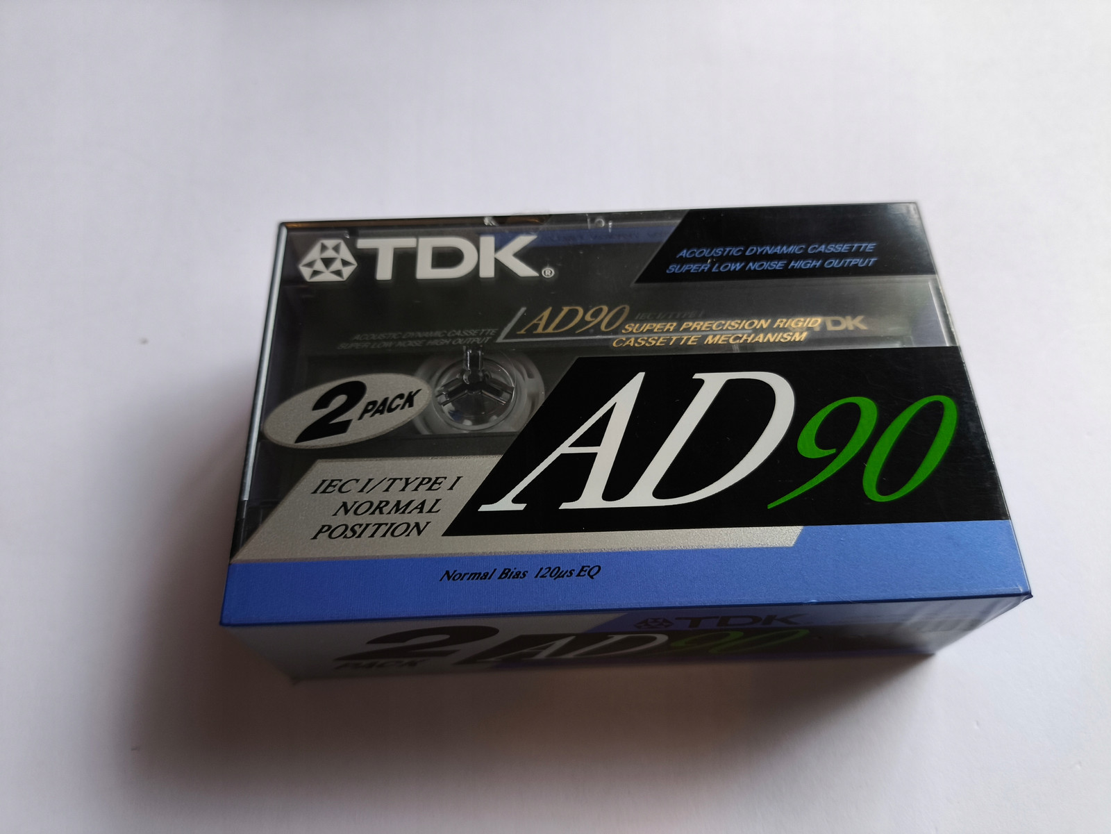 2pack (2 kusy kazet) Tdk AD90 Ad 90 1991 fólie G157