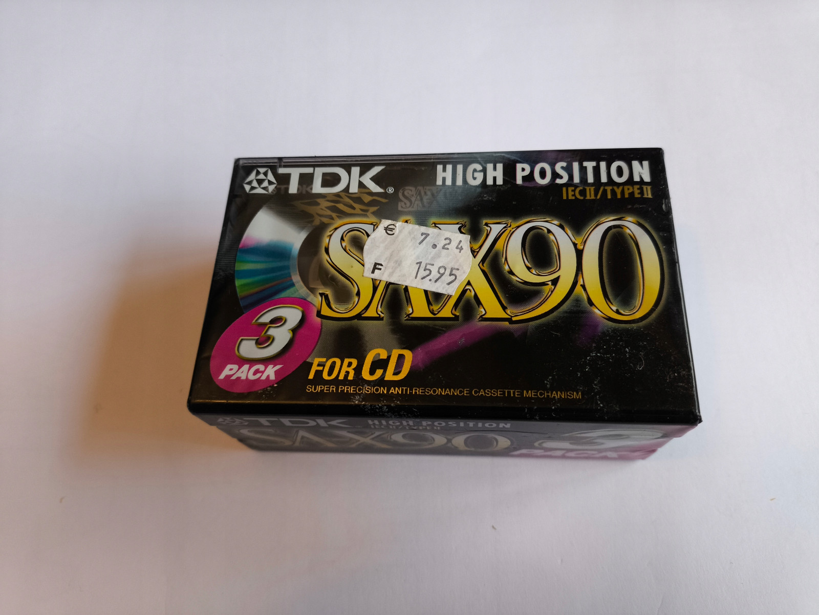 3pack (3 kusy kazet) Tdk SA-X90 Nos fólie Sa-x 90 G151