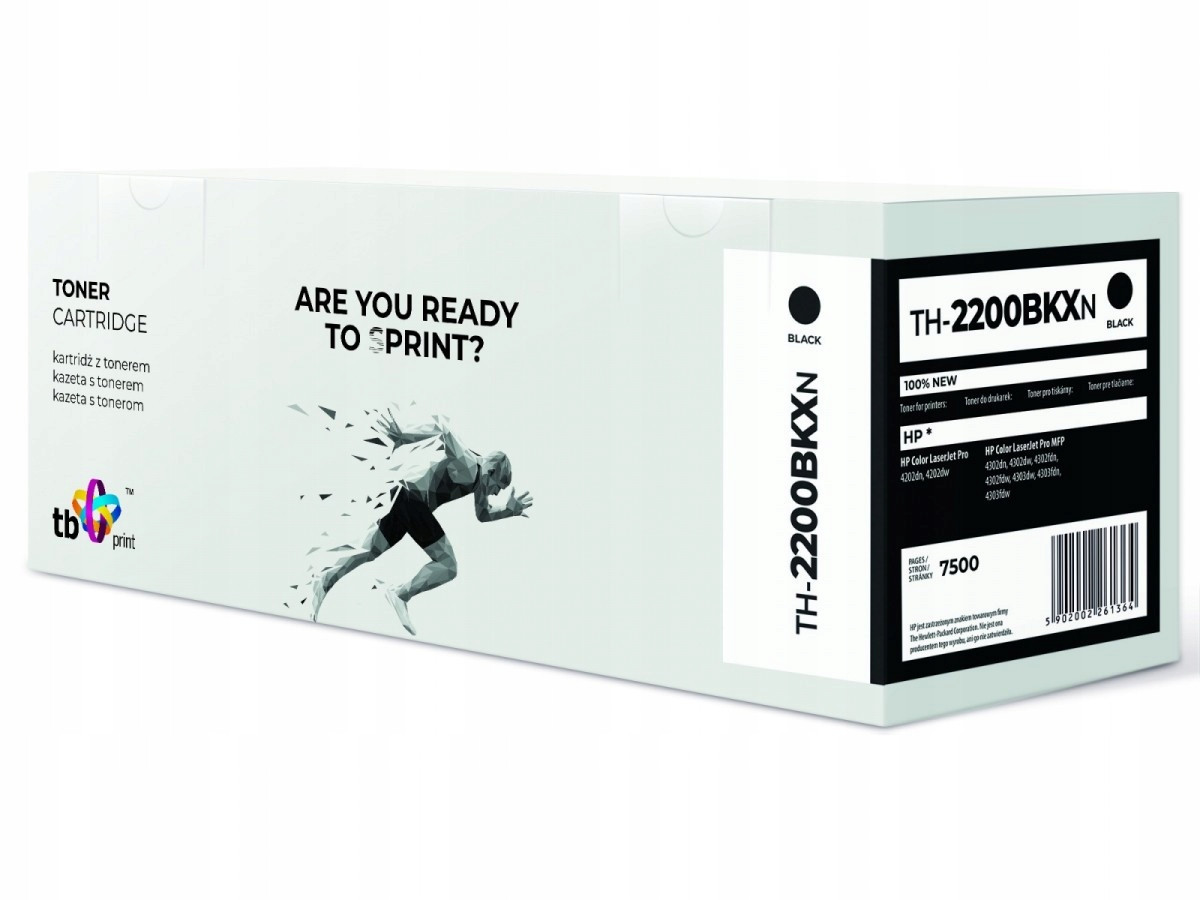 Toner pro Hp Color LaserJet Pro 4202 W2200X Th%