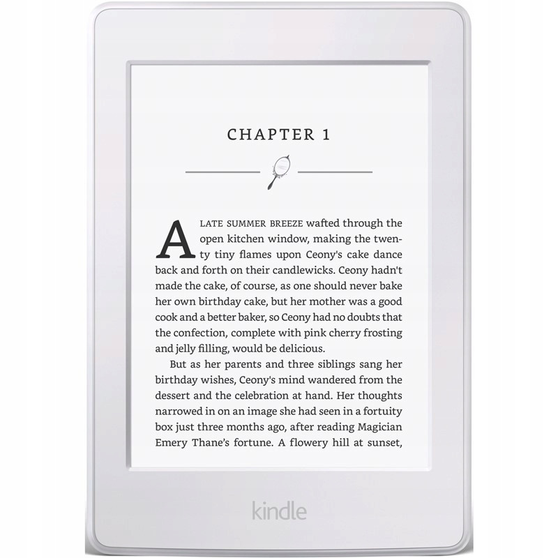 Amazon Kindle Paperwhite 3 bez reklam, bílý WiFi, 4 Gb