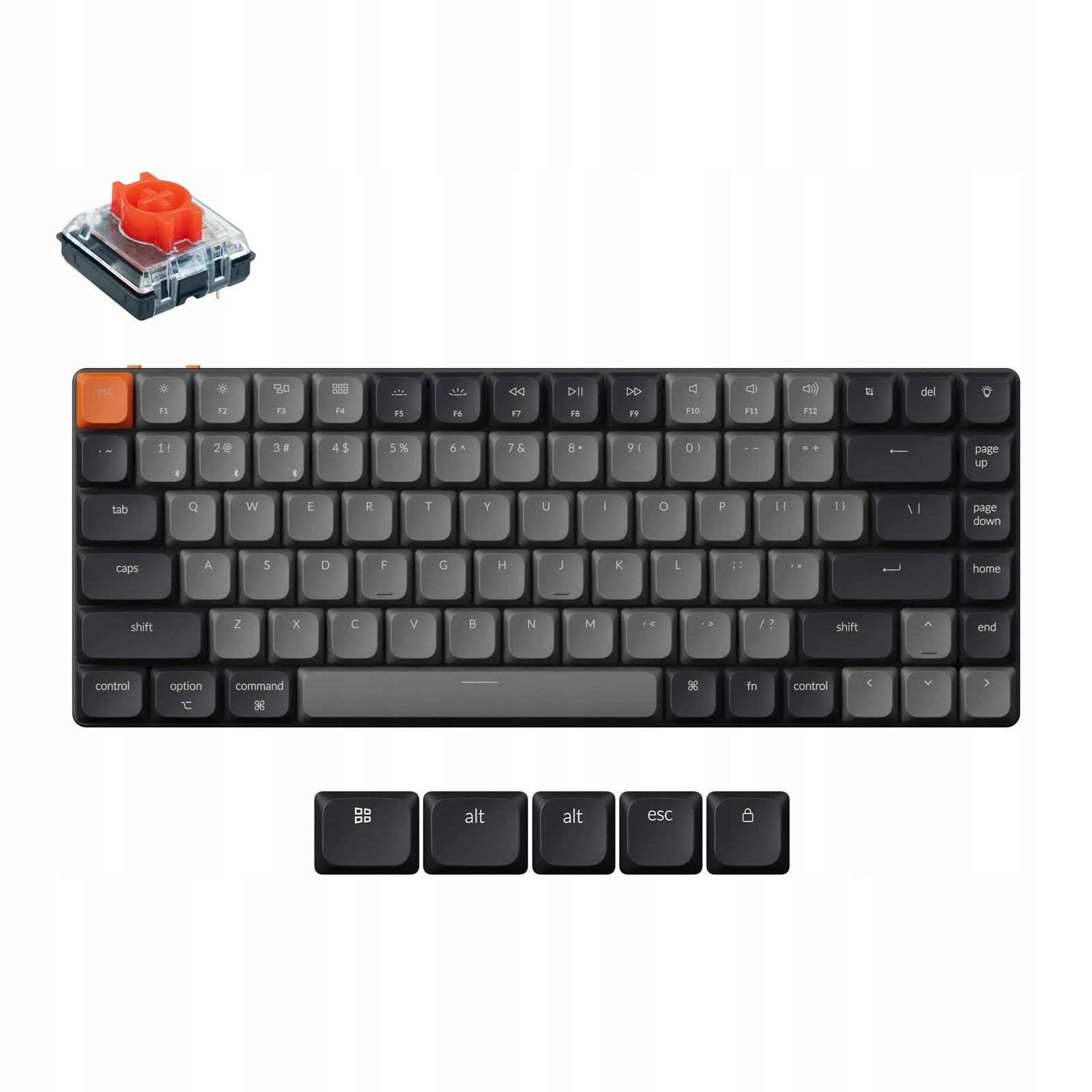 Keychron K3 Qmk Bezdrátová mechanická klávesnice Version 3 K3X-H1