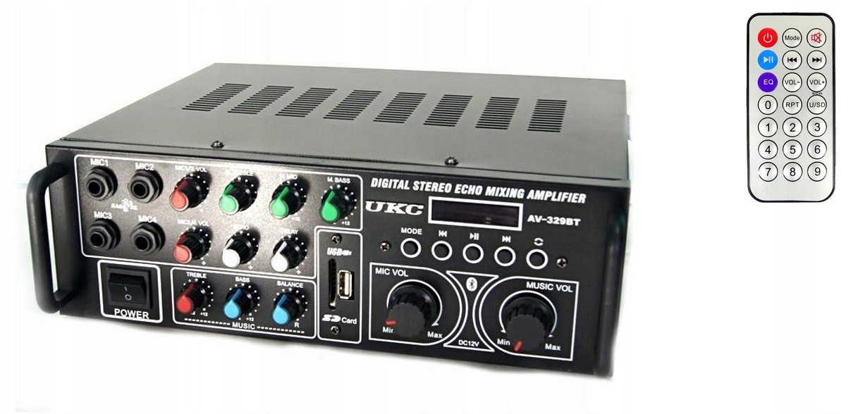 Amplifier Usb Zesilovač Sd MP3 Fm 240W Bluetooth