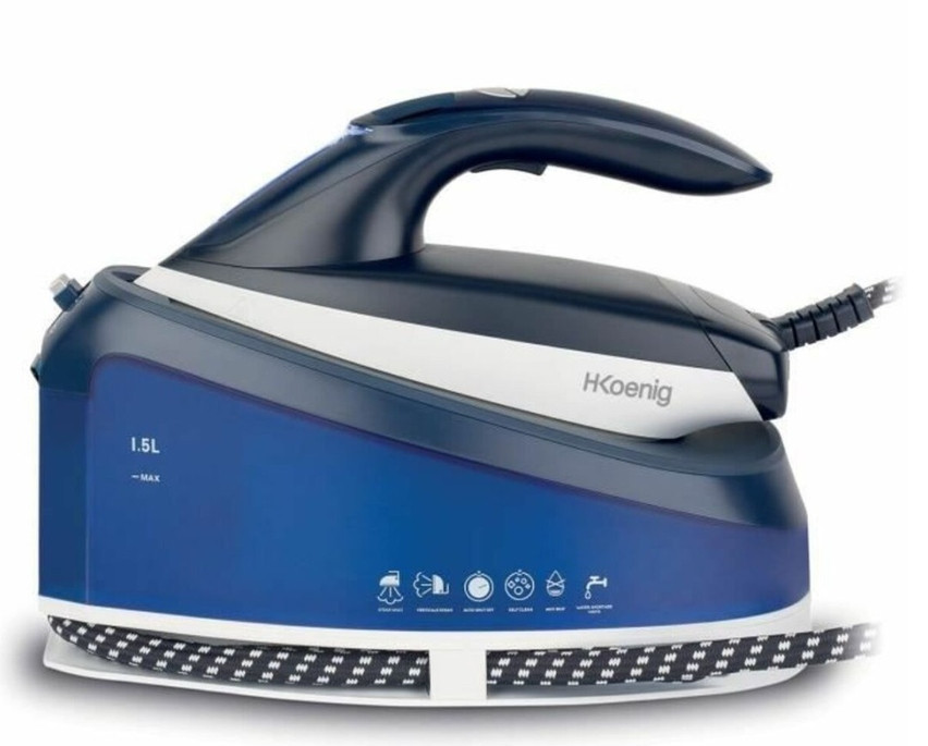 H.Koenig V7 parní stanice 2200W 120 g/min 5,5 baru Vertikální pára