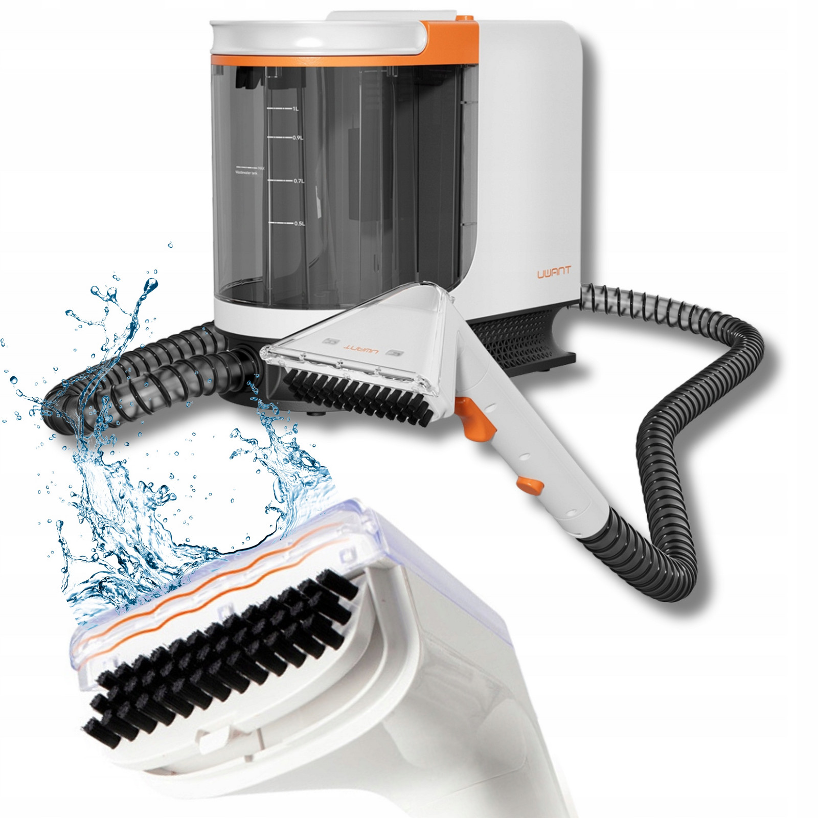 Uwant Vysavač Prací Na Čalounění 12000Pa 450W Parní Čištění 69dB