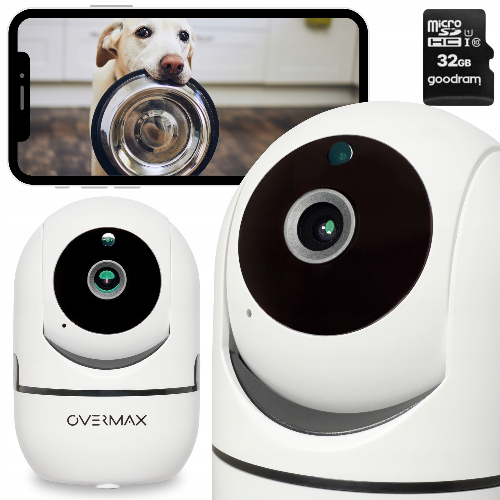 Bezdrátová Kamera Pro Psa Kočku Pro Pozorování Monitoring S Mikrofonem