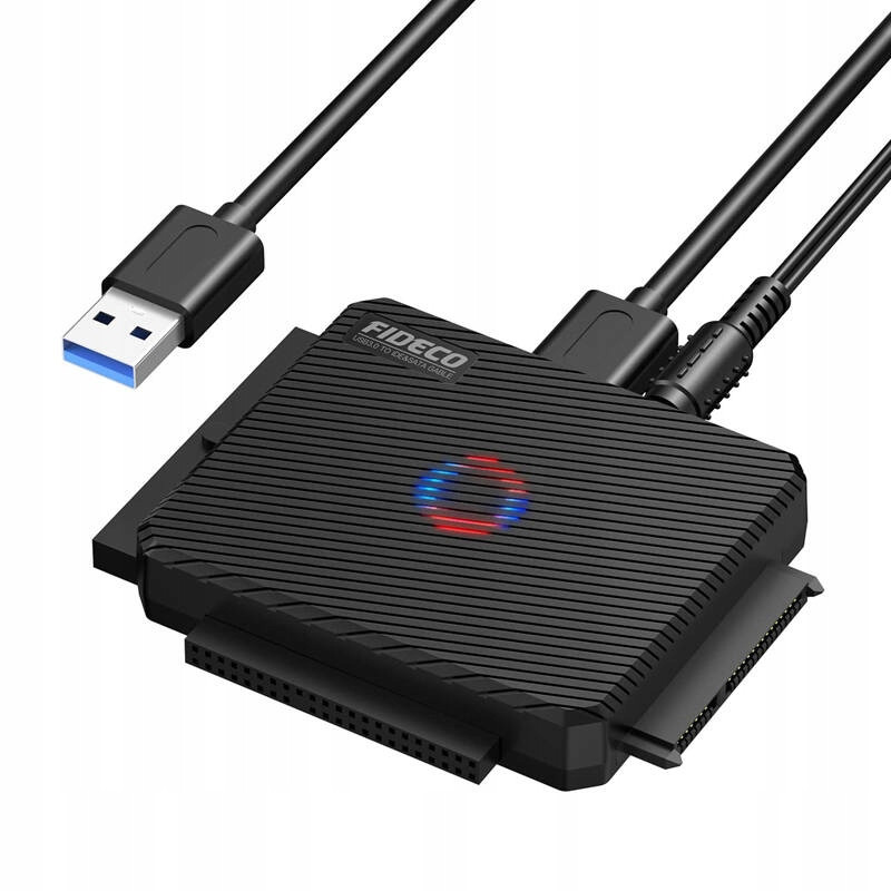 Fideco Kompatibilní Adaptér Disků Hdd Ssd Usb 3.0 Sata Ide 2,5 3,5 Cala