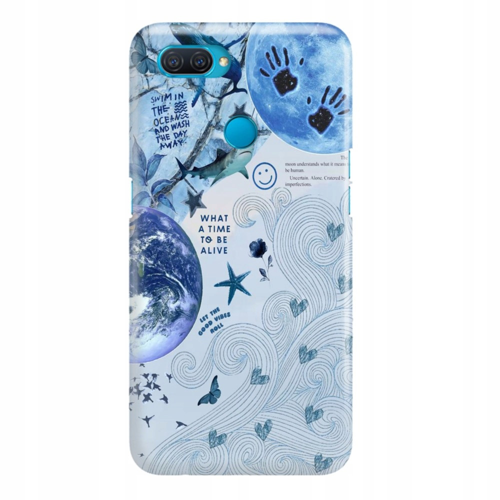 Pouzdro pro Oppo A12 Sea Life Water Ocean Modré Mořské Více Vzorů