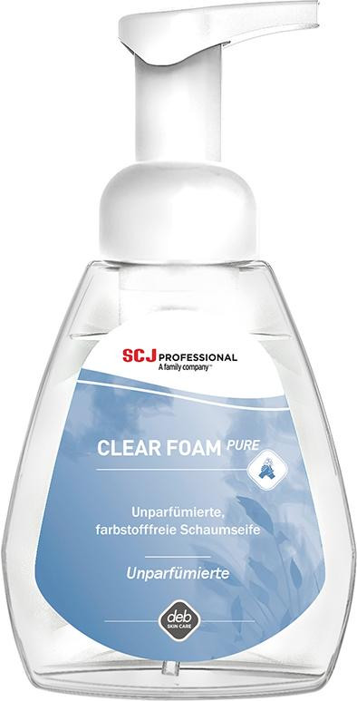 Pěnové mýdlo na ruce Clear Foam Pure lahvička s pumpičkou 250 ml