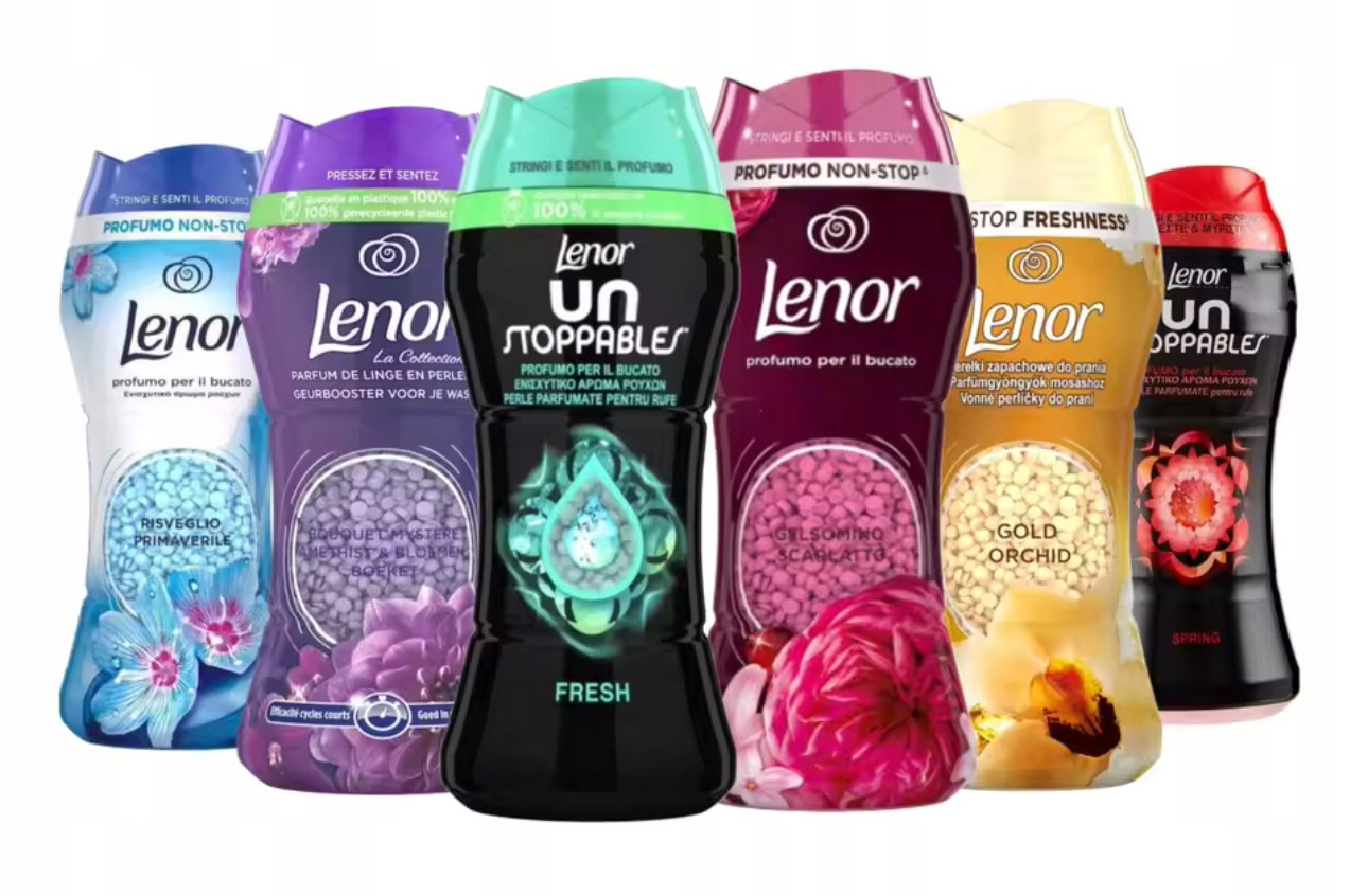 Lenor Unstoppables perličky vonné granule do praní MIX vůní 6x210g