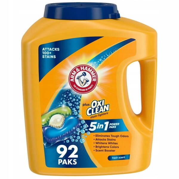 Arm&Hammer 5-v-1 Power Paks Oxi Clean 92 ks