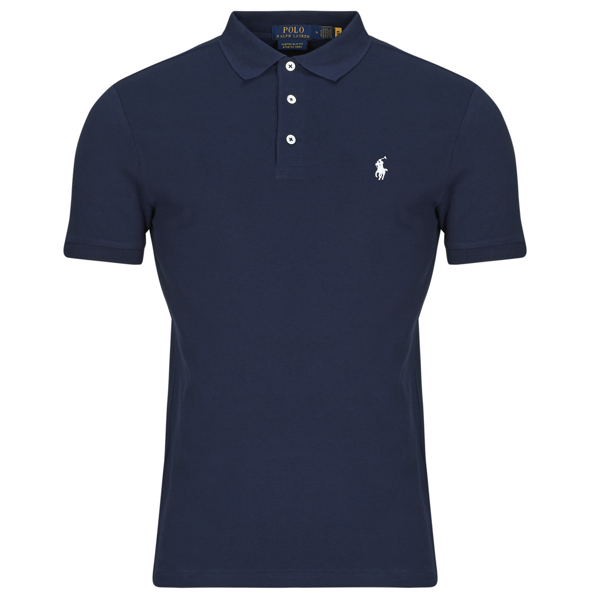 Polo Ralph Lauren  POLO AJUSTE SLIM FIT EN COTON STRETCH MESH  Tmavě modrá