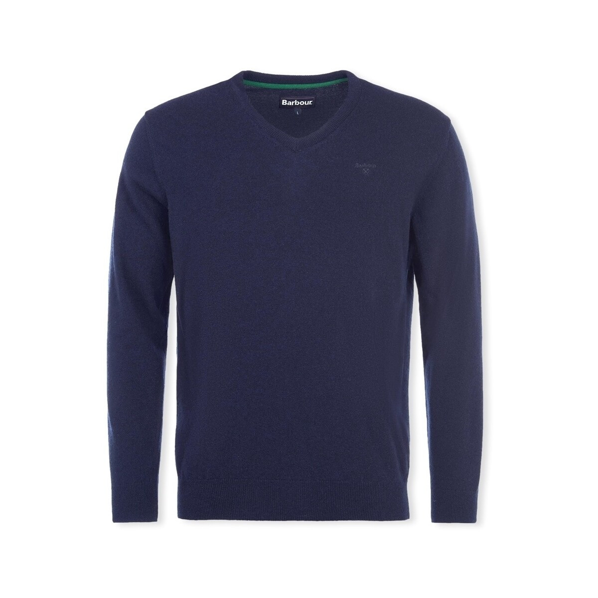 Barbour  Lambswool V Knit - Navy  Modrá