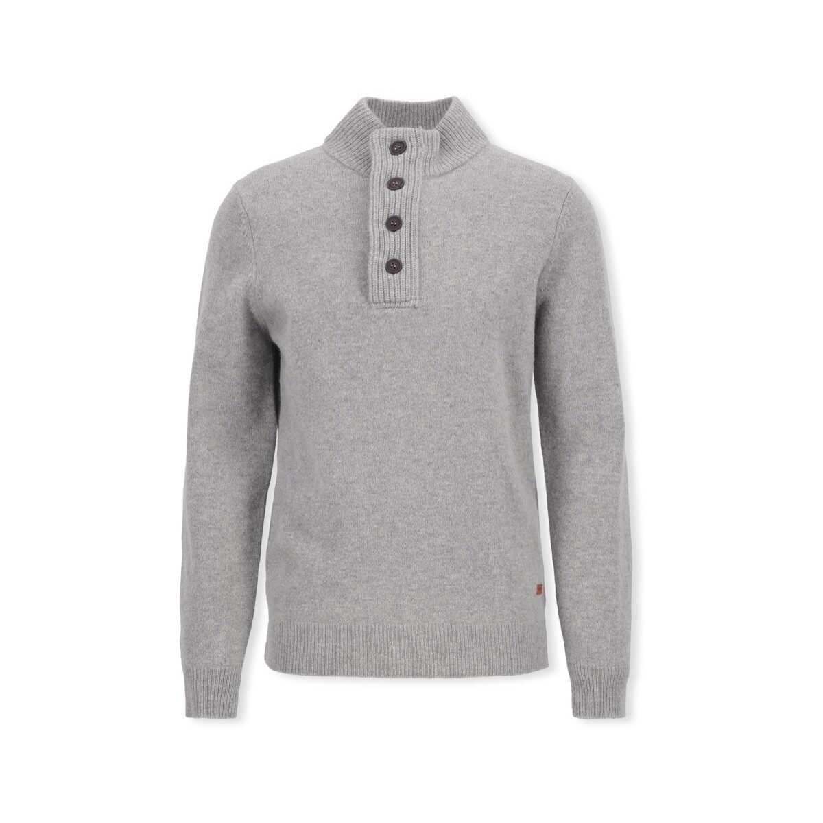 Barbour  Patch Half Zip Knit - Stone  Šedá