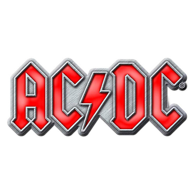 ROCKOFF Placka AC/DC - Red Logo