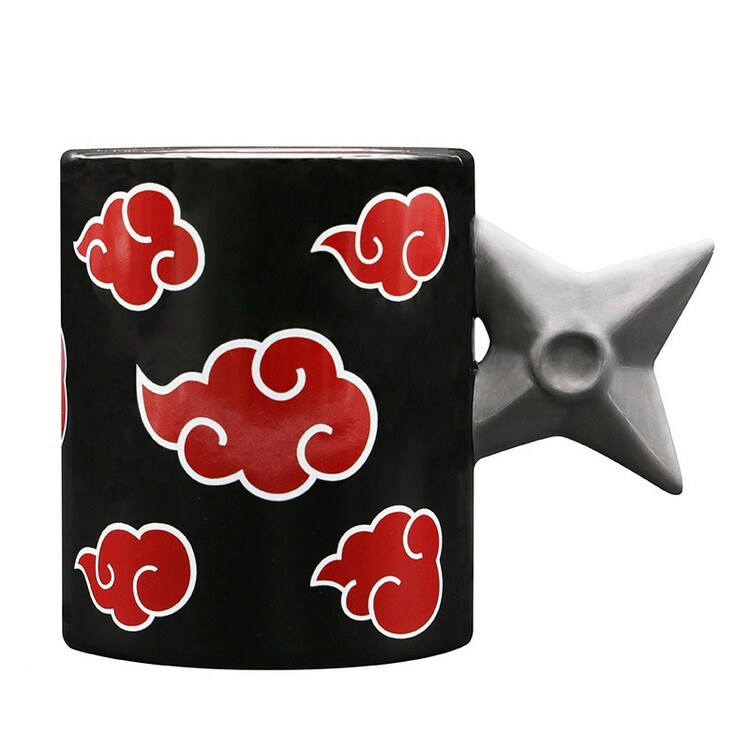 ABY STYLE Hrnek 3D Naruto Shippuden - Shuriken Akatsuki, 0,46 l
