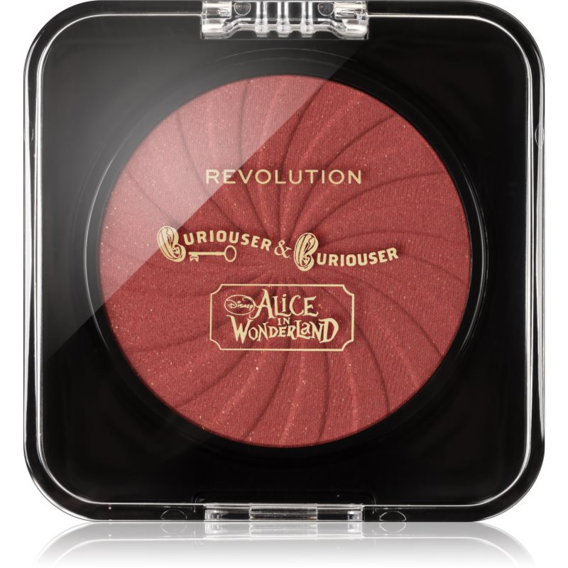 Makeup Revolution X Alice in Wonderland rozjasňující tvářenka odstín The Wrong Alice Blusher 3.5 g