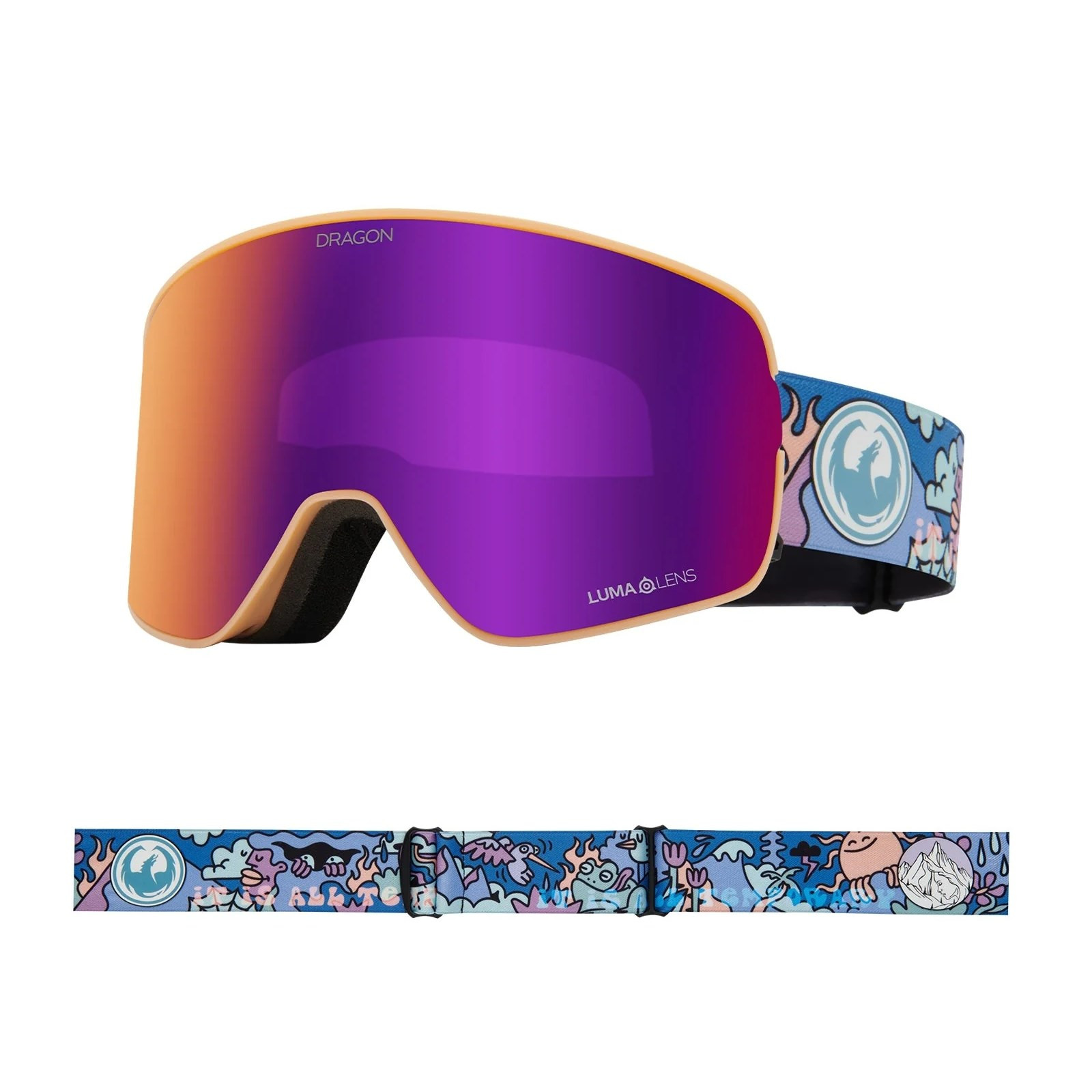 snb brýle DRAGON - NFX2 - Kimmy Fasani Signature 2024
Lumalens Purple Ionized & Lumalens Violet Lens