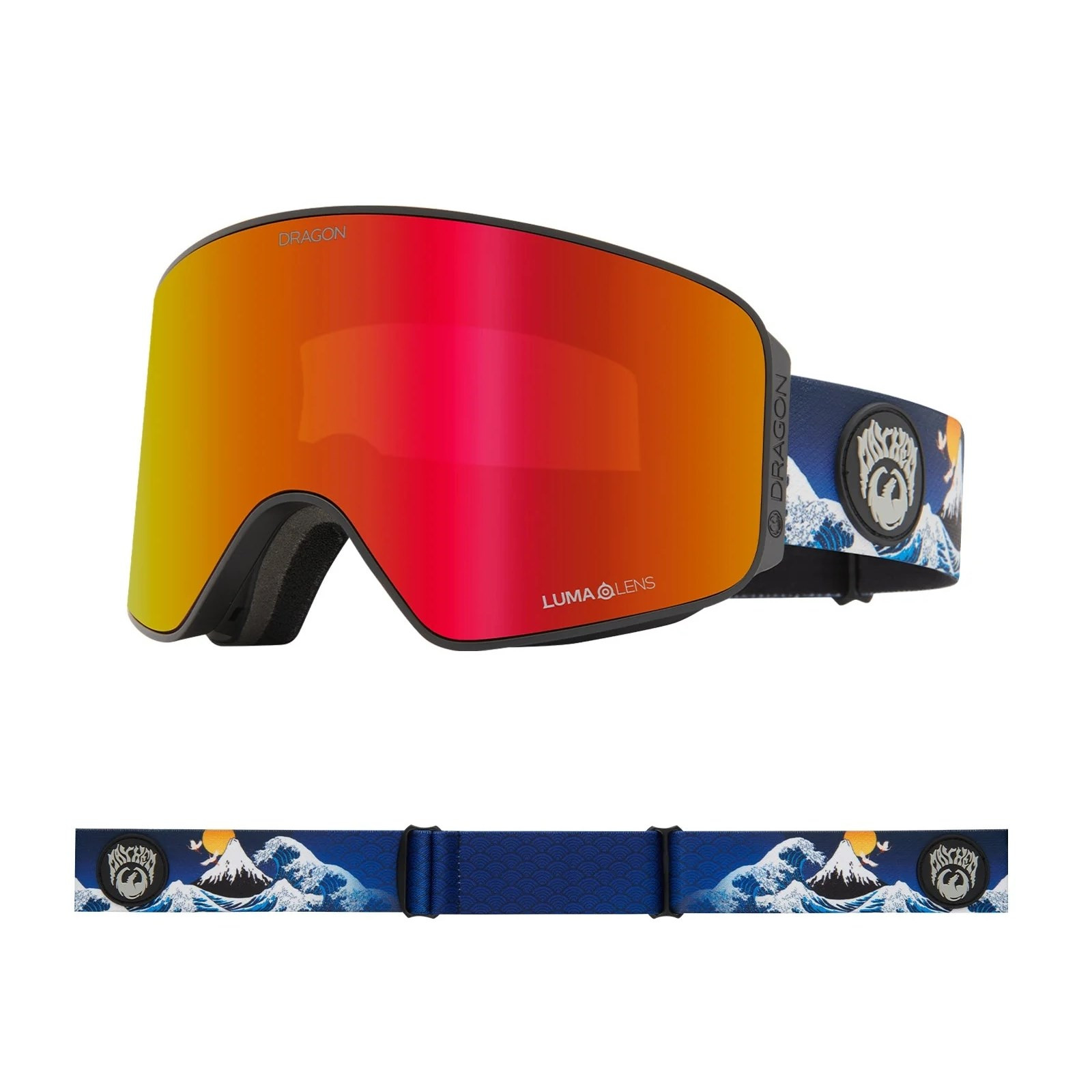 snb brýle DRAGON - NFX MAG OTG - Mayhem Collab
Lumalens Red Ionized & Lumalens Yellow Lens (021)
