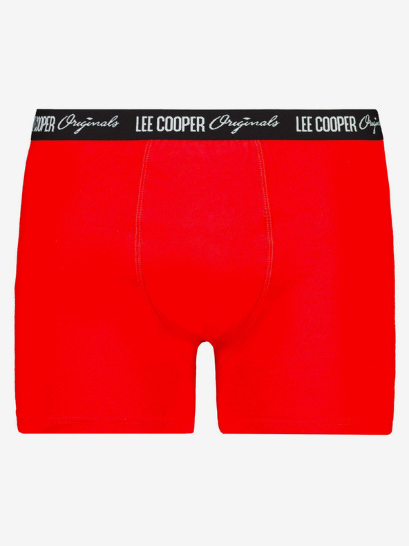 Lee Cooper Printed červená M Boxerky Červená