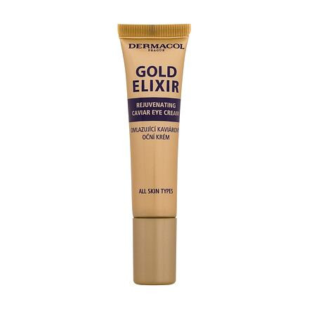 Dermacol Gold Elixir Rejuvenating Caviar Eye Cream omlazující kaviárový oční krém 15 ml pro ženy