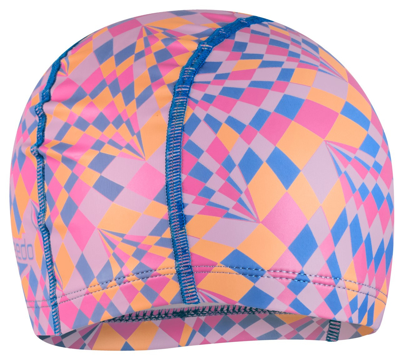 Speedo Printed Pace Cap Junior Blue/Pink Modro/růžová